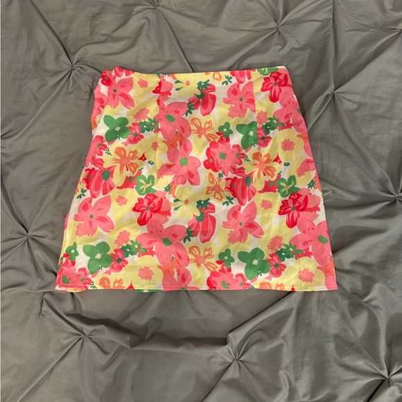 shein floral ruched shirt - Picture 2 of 4